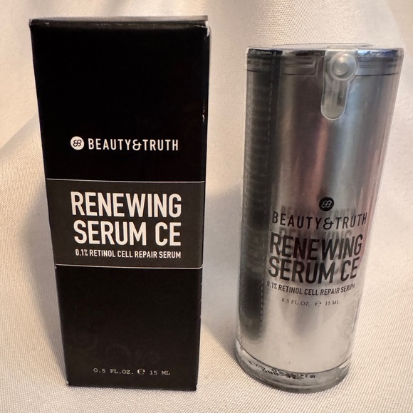🆕 Beauty & Truth .5oz/15ml‎ Renewing Serum CE Retinol Cell Repair Lotion New - Picture 1 of 4